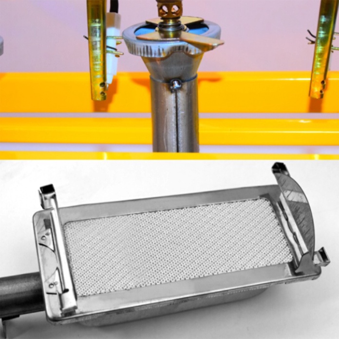 Bếp nướng ga 6 đầu đốt cao cấp - Bếp nướng bằng gas 6 trụ ETON ET-K233