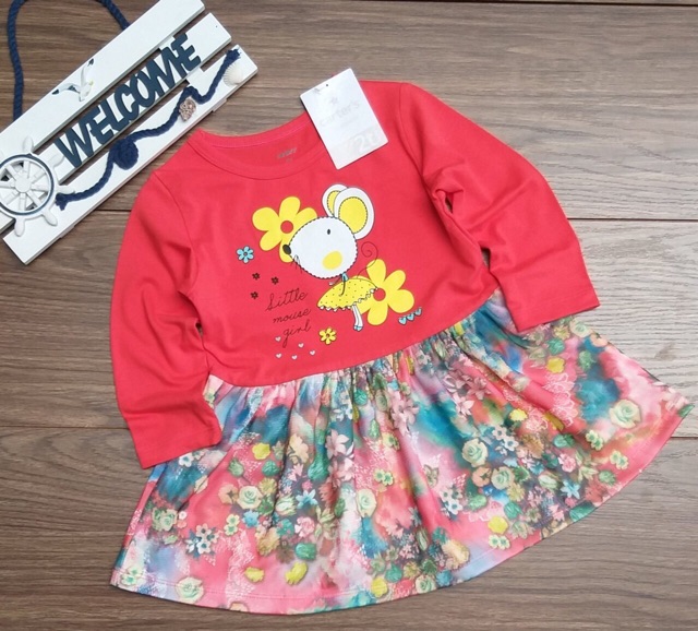 Đầm bé gái 3d size 1-7