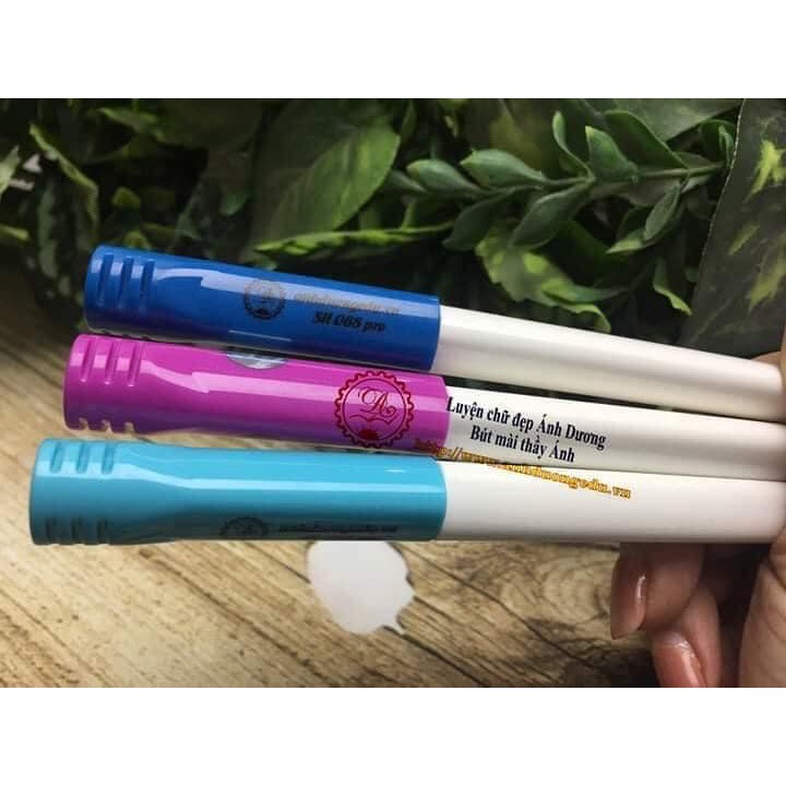 Bút thầy Ánh SH068 pro - bút ngòi kim tinh lá tre tự tạo thanh đậm