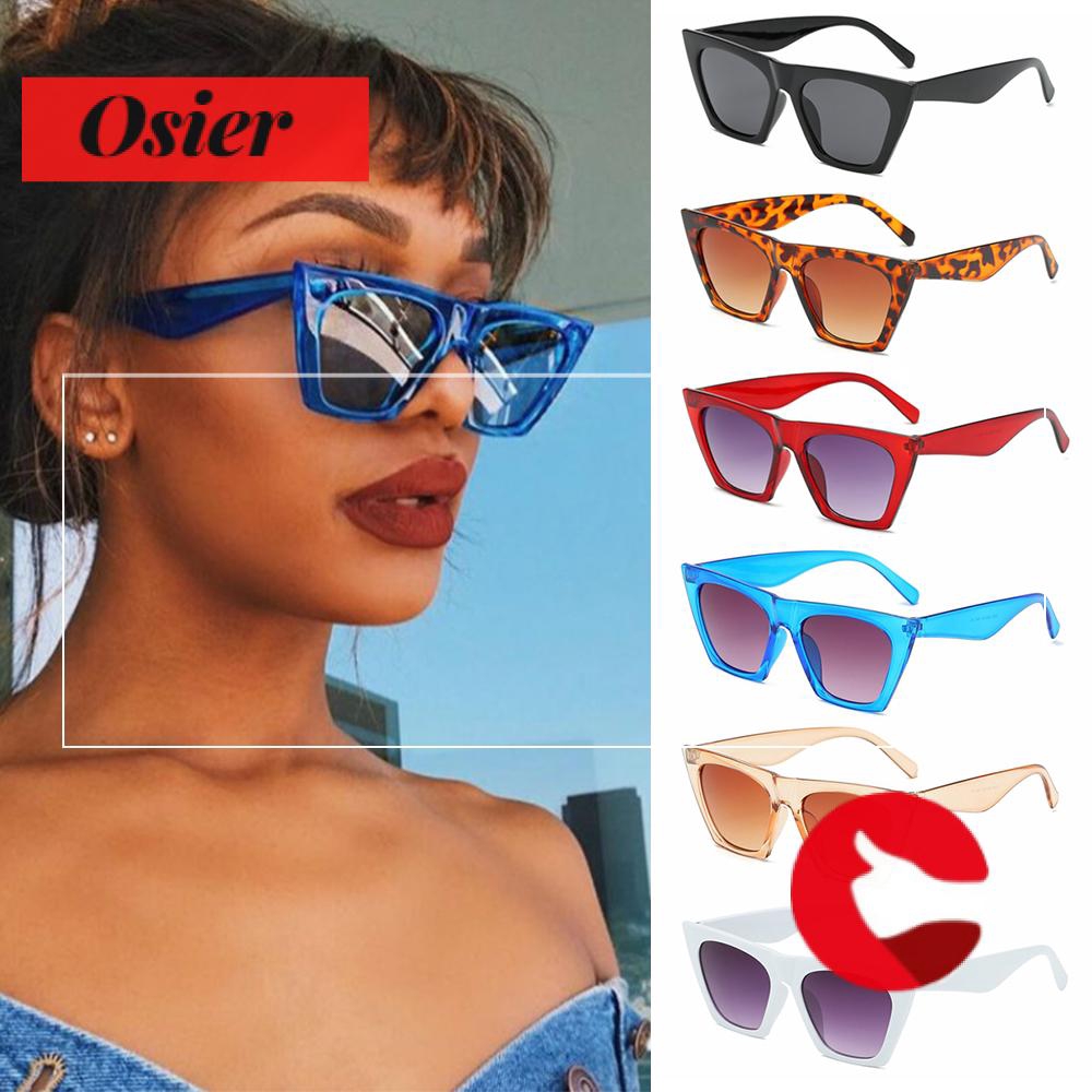 👒OSIER🍂 Trendy Style Streetwear Square Frame UV400 Protection Eyewear Sunglasses for Women