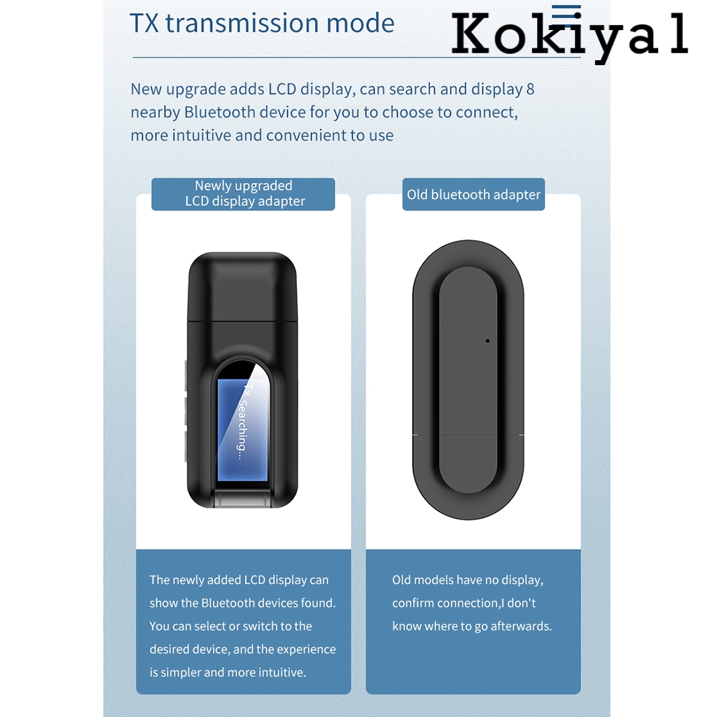 Usb Bluetooth 5.0 Kokaya1 Có Màn Hình Lcd Cho Pc Tv | BigBuy360 - bigbuy360.vn