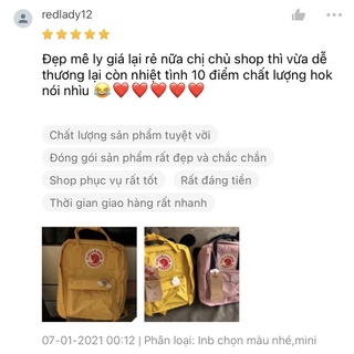 Balo Kanken Màu Cam Đất
