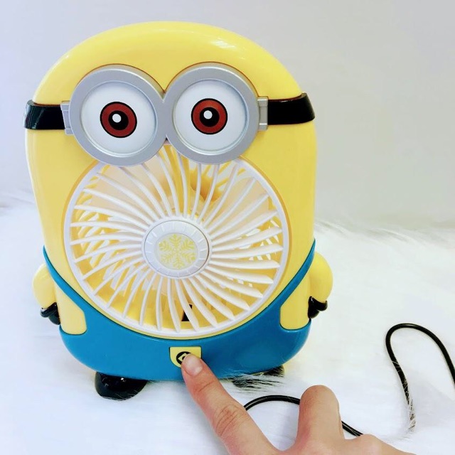 [Mã ELHA22 giảm 5% đơn 300K] QUẠT ĐỂ BÀN MINI FAN MINIONS SQ1979