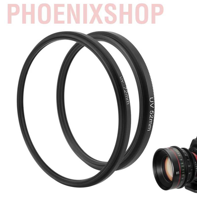 Kính Lọc Tia Cực Tím 52mm 72mm Cho Máy Ảnh Nikon Canon Sony