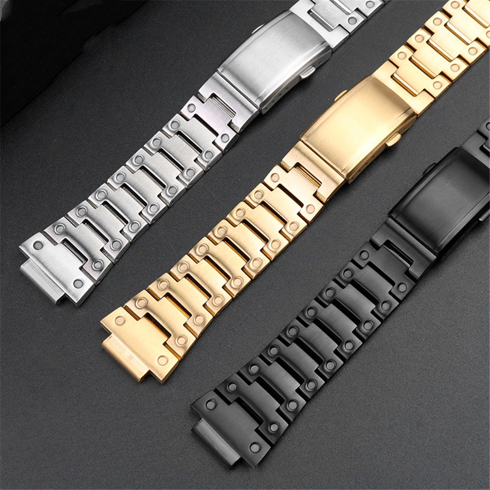 Dây Đeo Thay Thế Chất Liệu Thép Không Gỉ Thời Trang Cho Casio G-SHOCK GM-110
