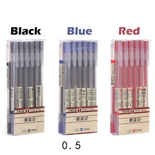 Bút Bi Mực Đen / Đỏ Ngòi 0.35mm