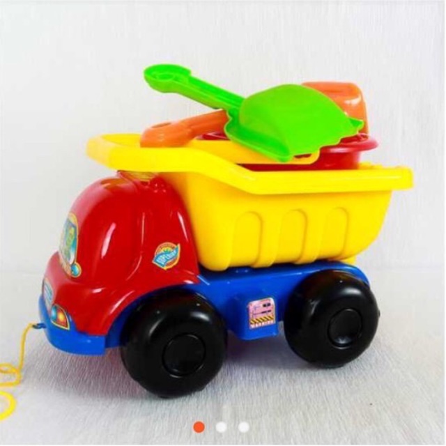 Bộ ô tô xúc cát cho bé giá rẻ