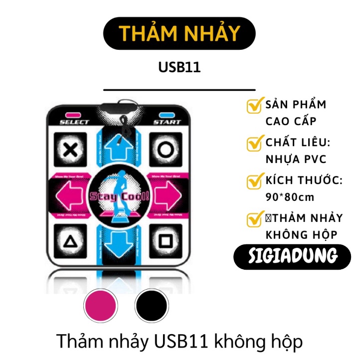 [SGD] Thảm Nhảy - Dụng Cụ Thư Giãn, Thảm Nhảy USB11, Cải Thiện Khả Năng Nhảy Tại Nhà 7541