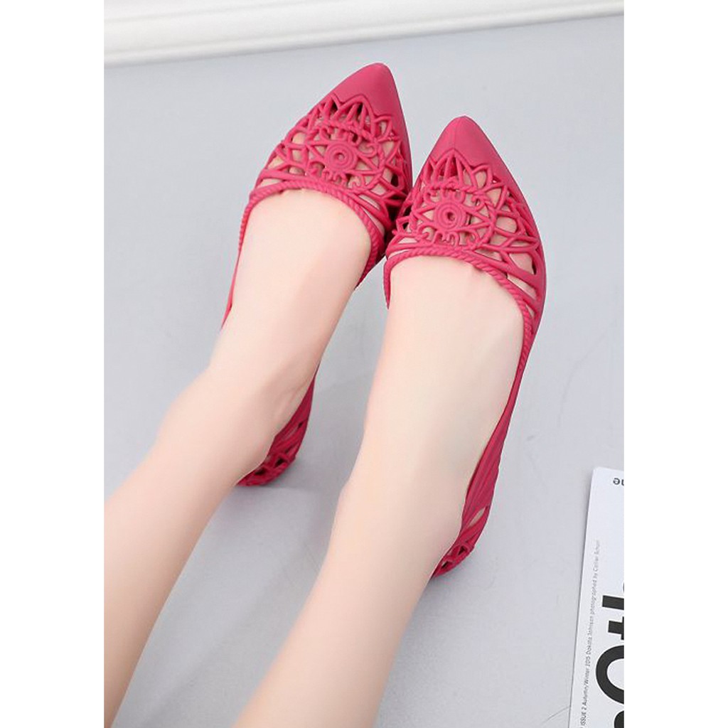 Giầy nhựa cao su siêu đẹp thoáng chân mùa hè, dạo phố, đi biển  GN04