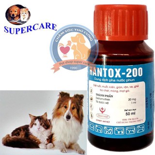 Hantox 200  Trừ Ruồi , Muỗi, Ve, Bọ Chét, Mạt Gà