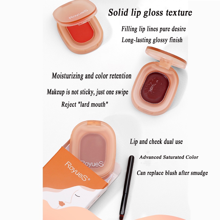 Son Môi Dưỡng Ẩm Chống Thấm Nước Lâu Trôi Thương Hiệu ROYUES