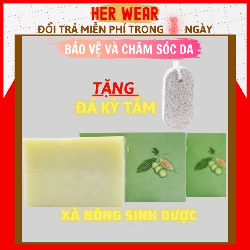 Xà Bông Nghệ Sả Chanh, Xà Bông Mướp Đắng và 10 vị xà bông sinh dược 100% thiên nhiên