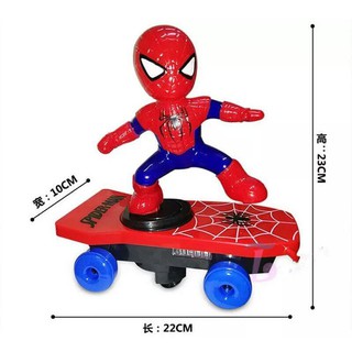 Đồ chơi người nhện trượt ván cho bé