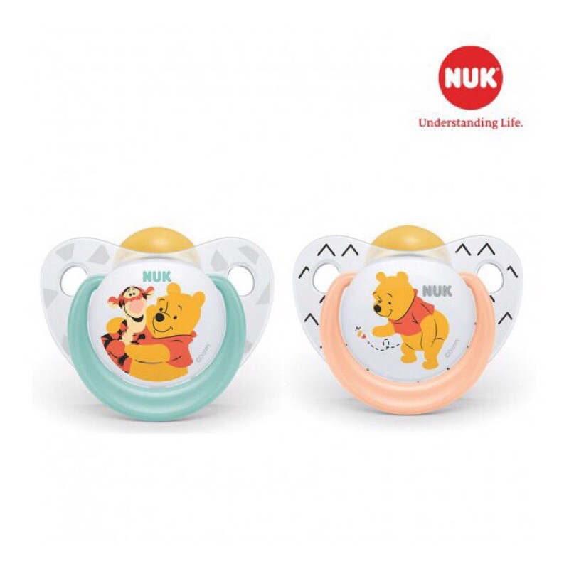 Bộ 2 Ty Giả Nuk Cao Su Disney Sleeptime (Nhập Khẩu Đức)