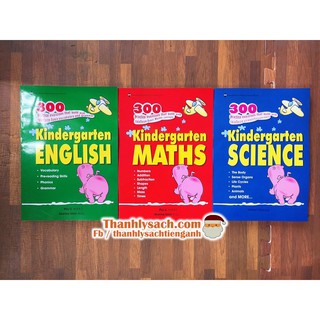 Đồ chơi - 300 practice kindergarten english, maths & science bộ 3 q
