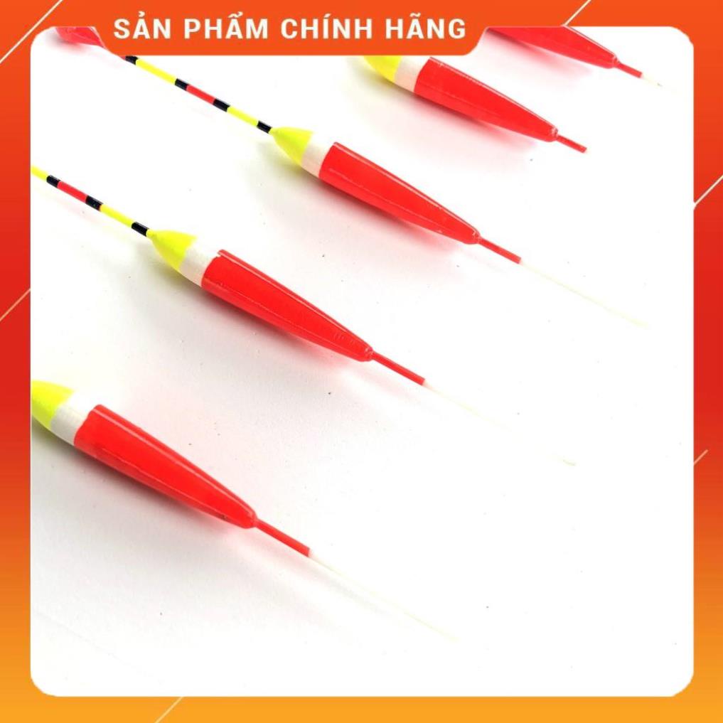 🐠 Phao câu đài T1999 Vàng Đỏ , Chuyên câu rô , dài 13cm siêu bền 🐠