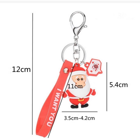 Móc Khóa Hình Ông Già Noel Nhồi Bông Dễ Thương