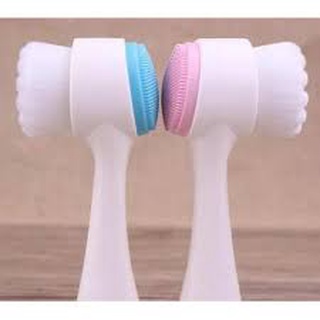 Cọ 2 đầu rửa mặt (Giao màu ngẫu nhiên)