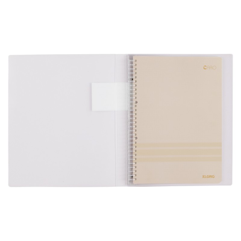 Sổ còng Klong A4 30 lỗ bìa nhựa kèm 40 tờ giấy Caro/Dot grid dùng để viết bài, take note, bullet journal