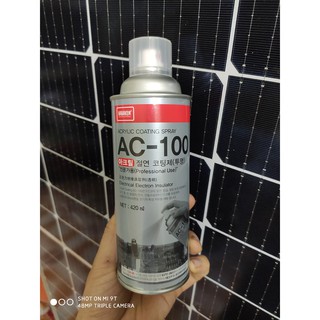 AC-100 Nabakem Chai xịt chất phủ bảng mạch điện tử Chống Oxy Hóa - Chổng Ẩm - Chống Bụi