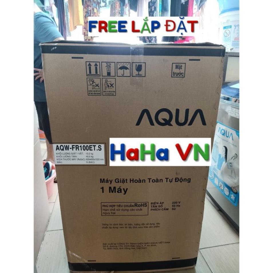 Giảm Thêm-ẢNH THẬT- AQW-FR100ET -Máy giặt Aqua 10 Kg AQW-FR100ET-CHÍNH HÃNG-MỚI 1000%