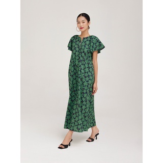 Đầm cotton khoá kéo Mauve Butterfly dress (màu/size hết hàng không restock)