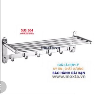 Giá treo khăn đa năng, kệ máng khăn tầng inox 304
