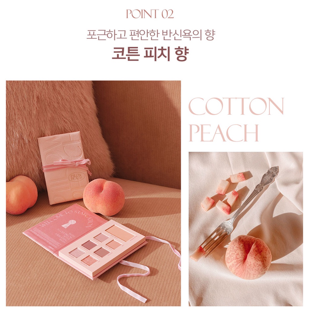 Bảng Phấn Mắt 7 Màu Espoir 21 F/W LookBook Palette Pillow Peach