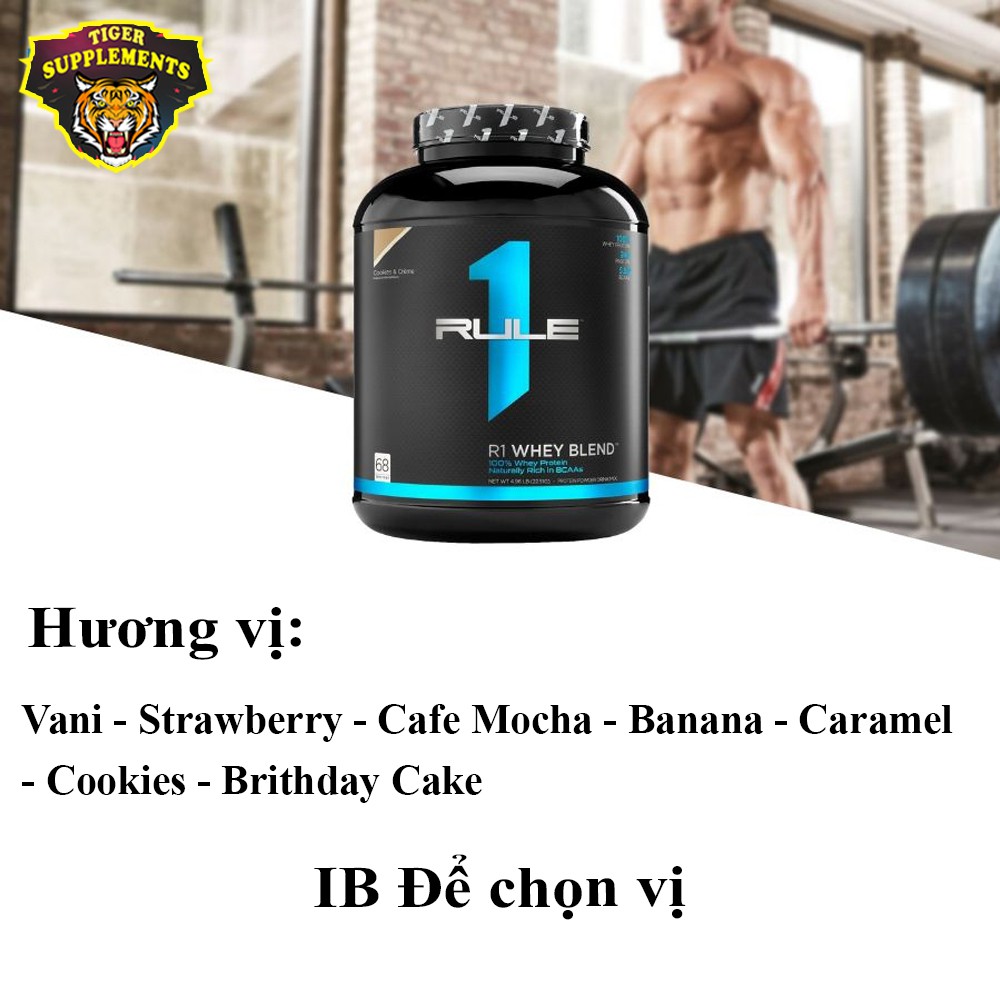 Rule 1 Blend 5Lbs - Whey Protein blend thực phẩm bổ sung giúp tăn cơ  của Mỹ