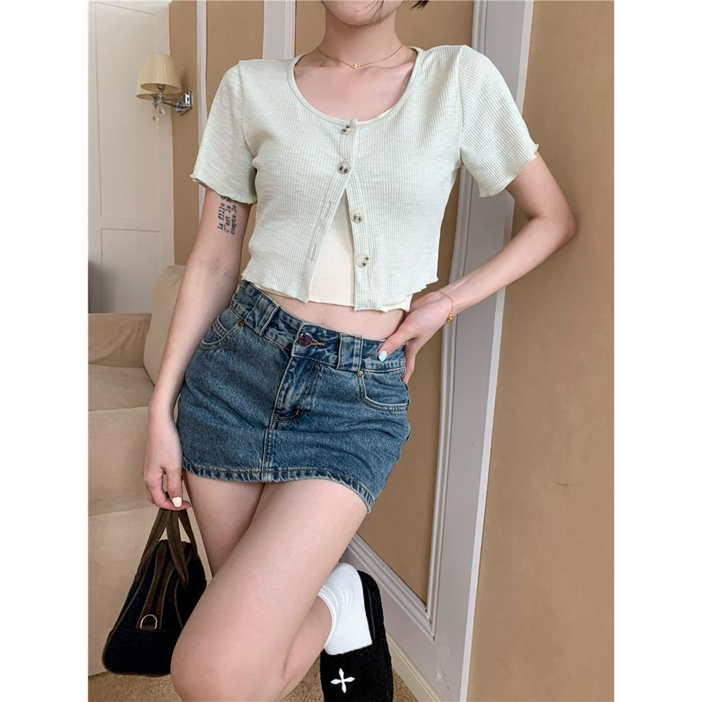 Áo Hai Dây Nhiều Lớp Phong Cách Thời Trang Mới Mùa Hè 63725