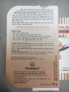 Serum giảm thâm mắt Thorakao 10g