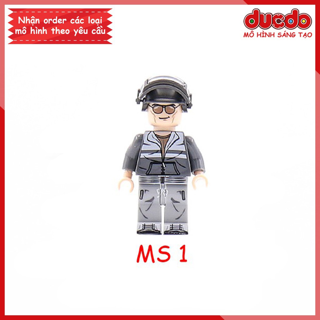 Minifigures các nhân vật trong PUBG - Đồ chơi Lắp ghép Xếp hình Mini Army lính Mô hình K302