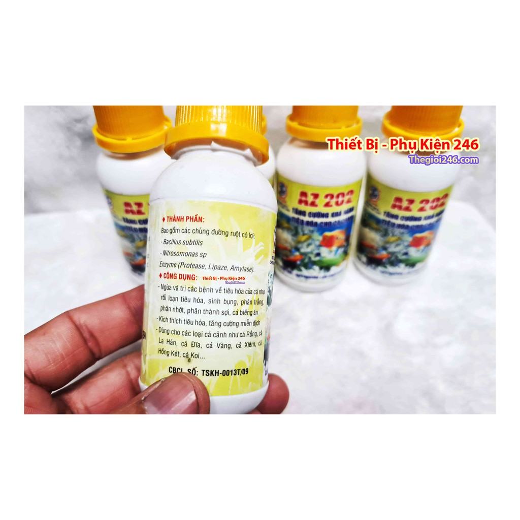 Thuốc tăng cường khả năng tiêu hóa cá cảnh Az 202 Long Sinh