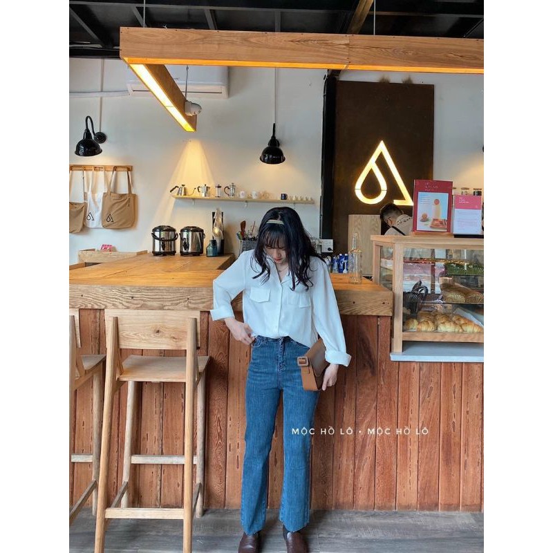 Quần jean ống đứng nắp túi nhỏ hàng QCL1 | BigBuy360 - bigbuy360.vn