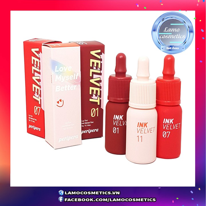 [MẪU MỚI NHẤT] Son Peripera Peri's Ink Velvet