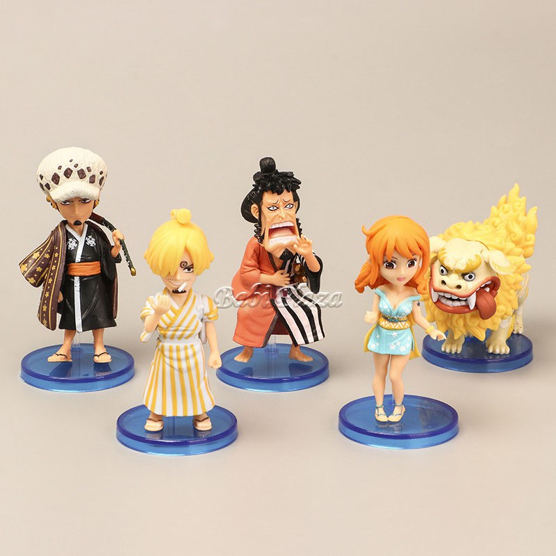 [One Piece] Set mô hình 10in1 Luffy - Zoro - Nami - Usopp - Sanji - Xay Thịt - Robin - Franky - Brook