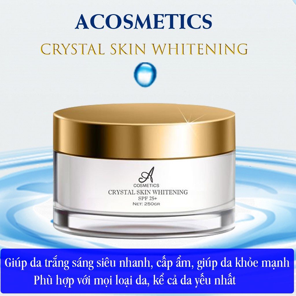 Ủ Trắng Tinh Thể Nước ACOSMETICS, giúp trắng da siêu nhanh chỉ sau 1 tuần sử dụng