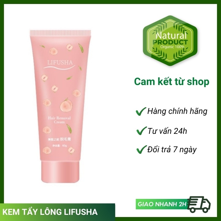 [Giá Hủy Diệt] Kem Tẩy Lông Nách, Lông Tay, Lông Chân LIFUSHA 60g