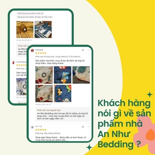 Bộ chăn HÈ ga gối cute 01 cotton poly dủ 5 món An Như Bedding