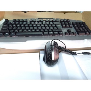 Combo phím chuột giả cơ Boston 8350