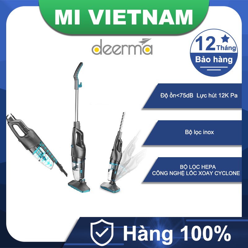 Máy hút bụi 600W 14000Pa Deerma DX900 Handheld Vacuum Cleaner BH CH 12 tháng