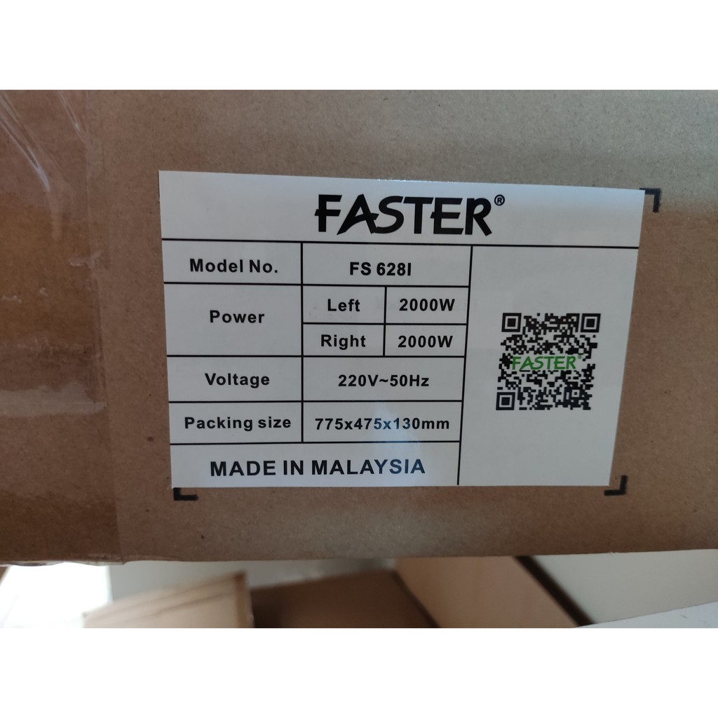 Bếp từ Faster 628i - 628ih Malaisia