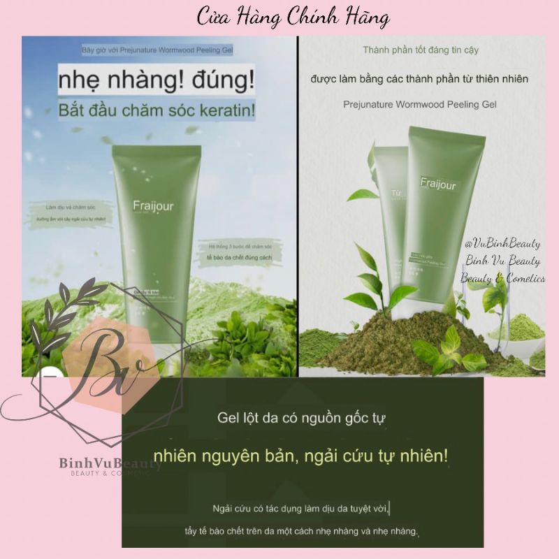 TẨY DA CHẾT MẶT THẢO MỘC CHO DA MỤN DƯỠNG DA TRẮNG SÁNG FRAIJOUR 150ml