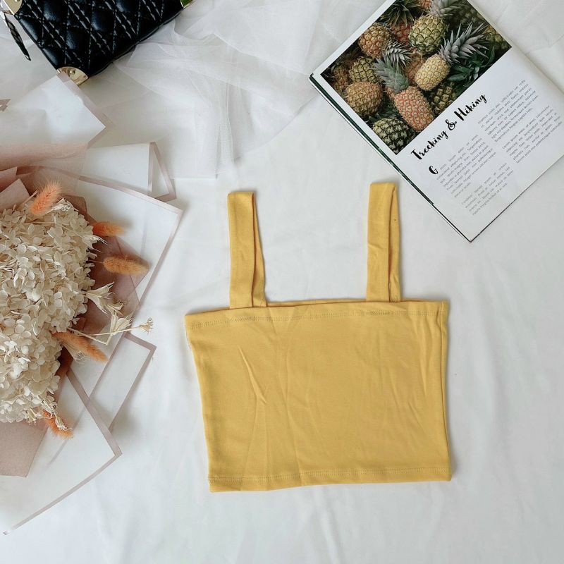 Áo 2 dây bảng bự croptop cá tính.