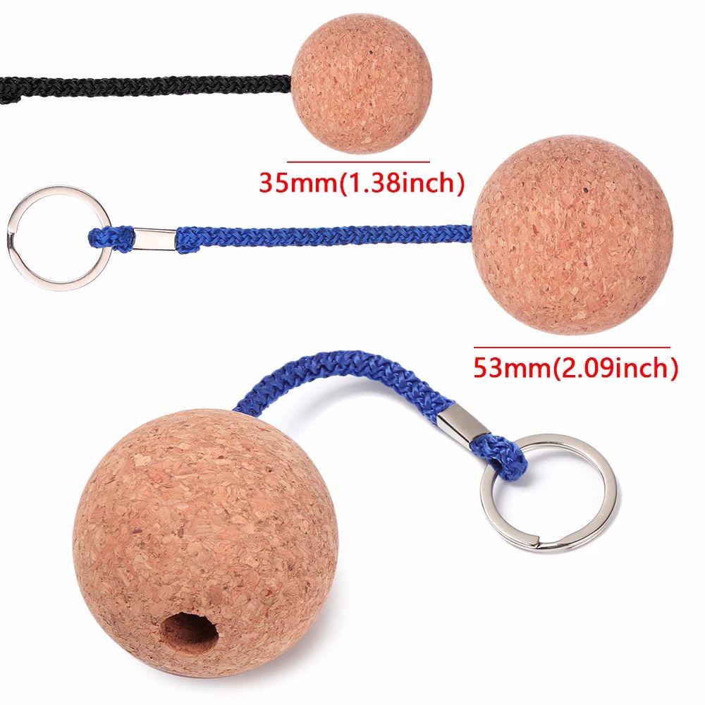 Móc Chìa Khóa Hình Quả Bóng Nút Bần Chống Thấm Nước Sáng Tạo
