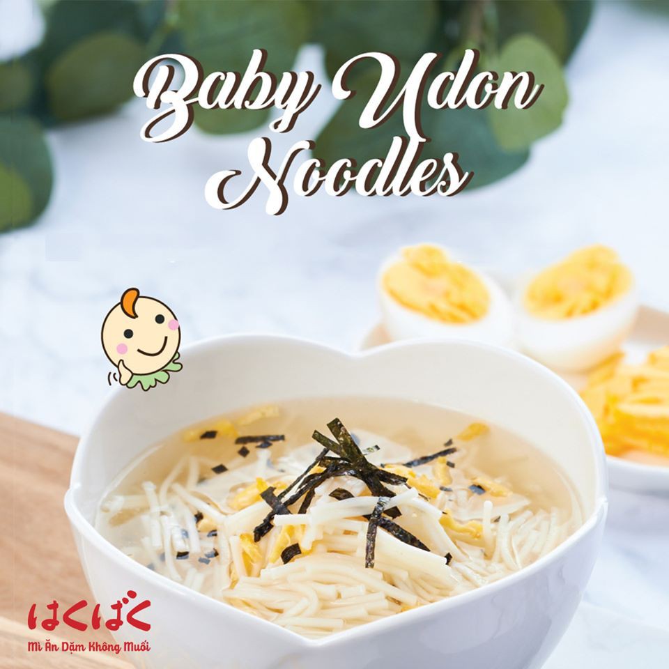 Mì Somen, Udon, Spaghetti của Hakubaku dành cho bé từ 5 tháng tuổi date 3/2023