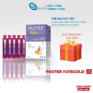 Siro ăn ngon dạng ống cho bé Tăng cường sức đề kháng Paster Kids Gold