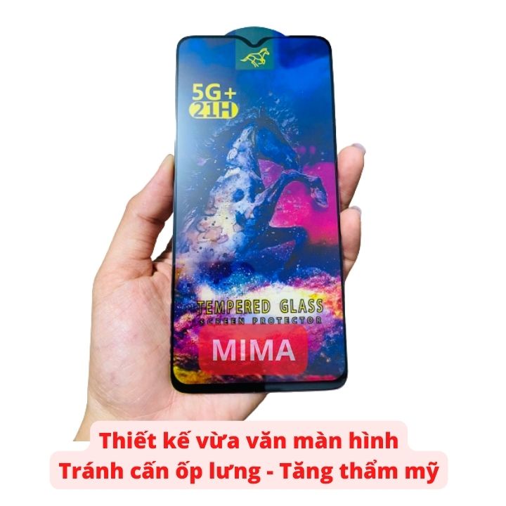 Kính cường lực Xiaomi Redmi 9/9A/9C/9T/9 Activ/9i Full màn cao cấp OG+ độ cứng 21H siêu mượt hạn chế bám vân tay [MIMA]