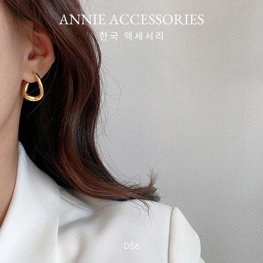 Bông tai mạ vàng phong cách hàn quốc ANNIE - D56