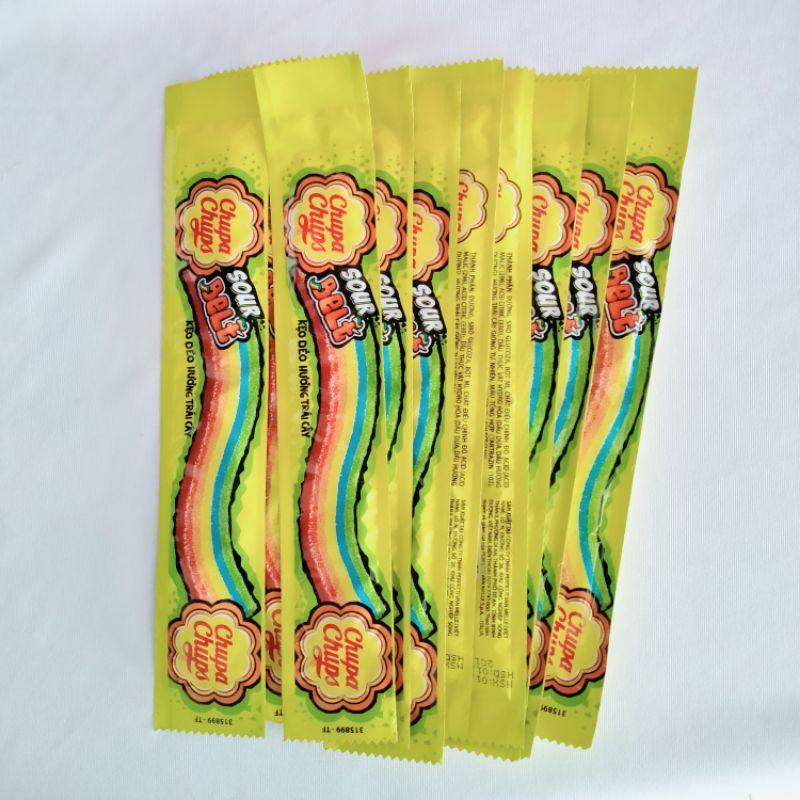 Lô 10 kẹo cầu vồng 8g chupa chups date mới